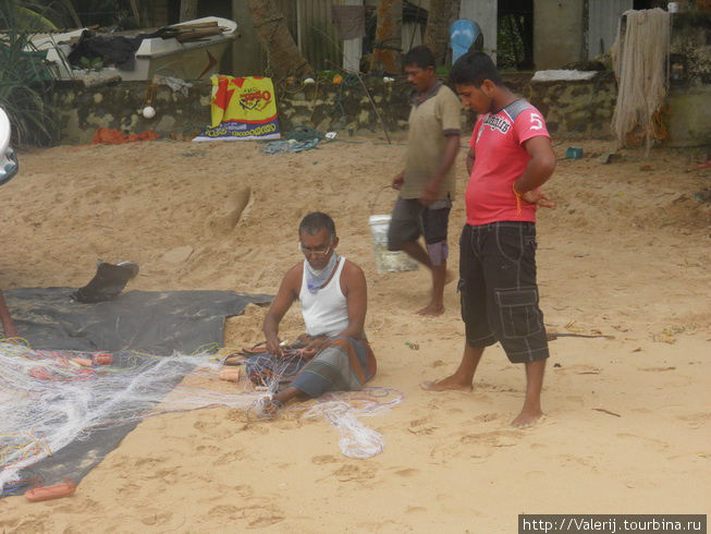 Sri Lanka (7) Ловля рыбы, или кто не успел, тот опоздал! Бентота, Шри-Ланка