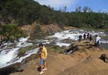 На каскадном водопаде Пикара