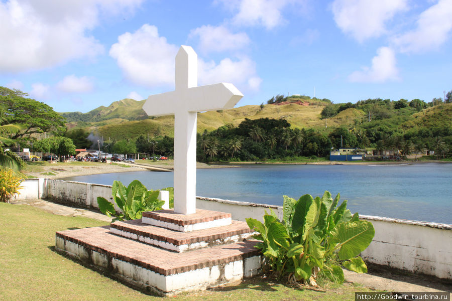 Крест Магеллана. Есть и другое предполагаемое место высадки мореплавателя на Гуаме Гуам