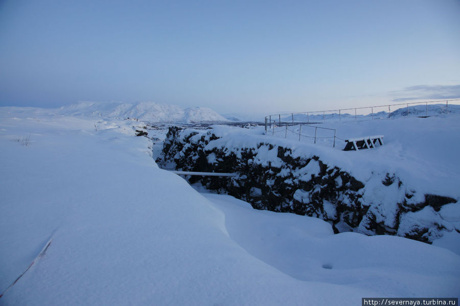 Разлом континентальных плит Исландия