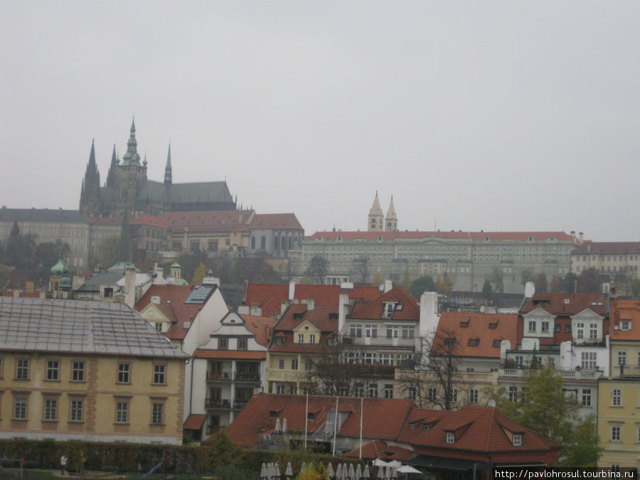 вид на Пражский Град Прага, Чехия