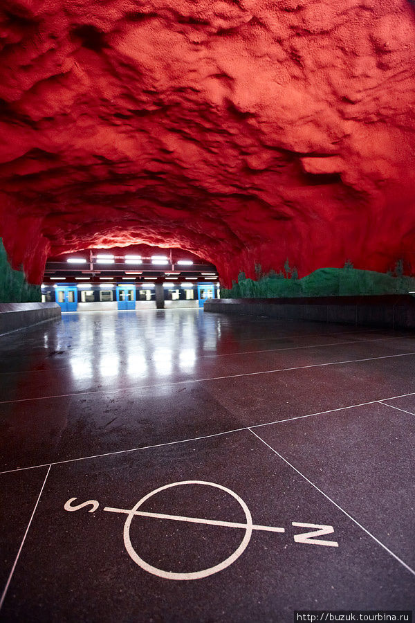Рукотворные пещеры Стокгольма Стокгольм, Швеция