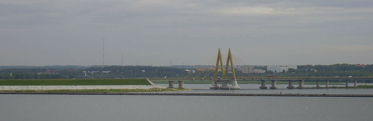 Панорама Казани. Мост Мил