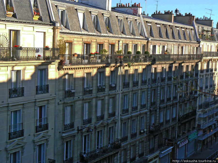Французские балкончики Париж, Франция