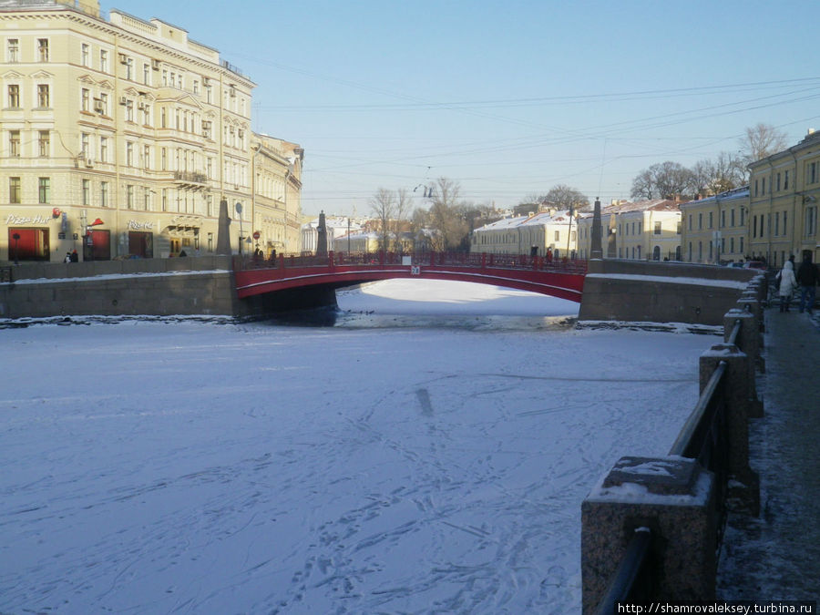 Красный мост Санкт-Петербург, Россия