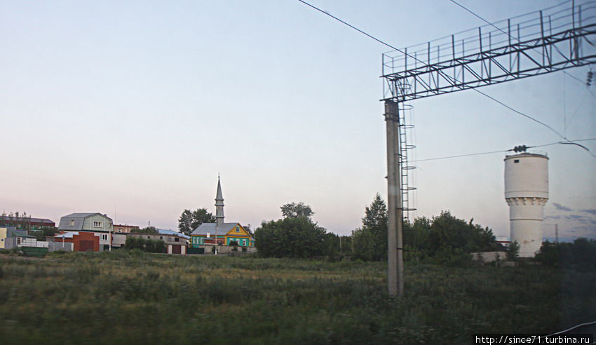 Утро в татарской деревне Россия