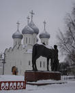 Софийский собор и памятник Батюшкову