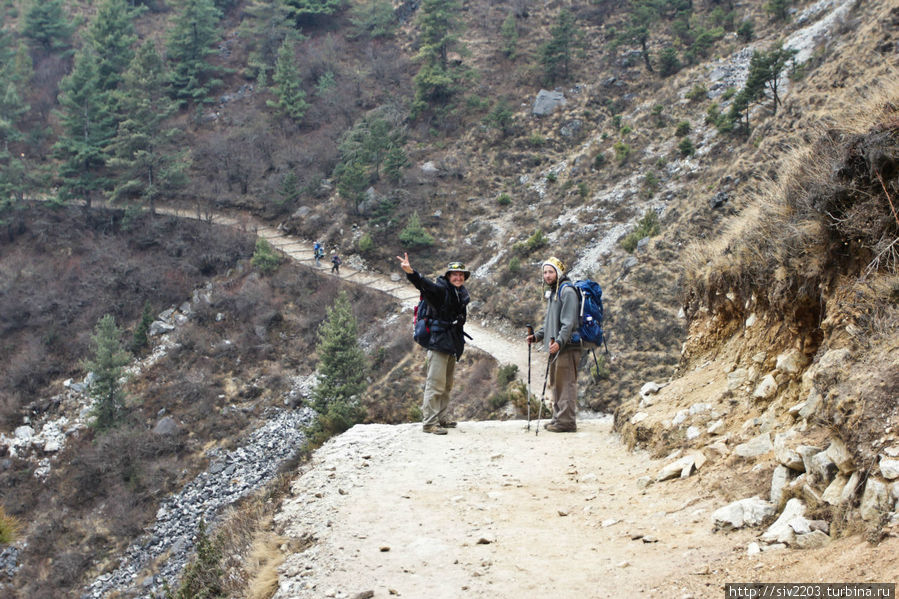 дорога в Намче Базар Лобуче, Непал