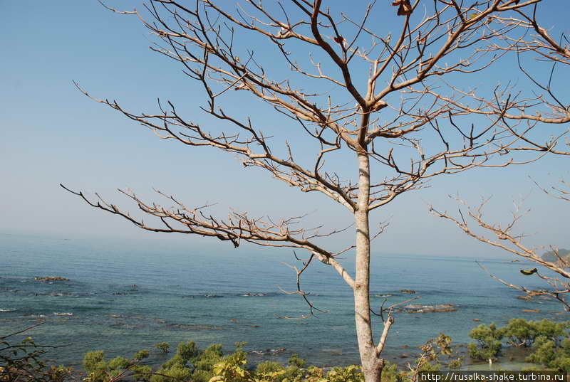 Ступа без названия на берегу Бенгальского залива Нгапали, Мьянма