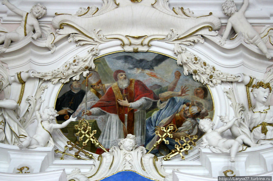 Фреска в Императорском зале Оттобойрен, Германия