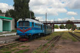 В Гайвороне. Наш поезд привез нас назад из Голованевска.