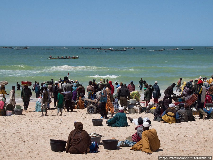 Рыбный рынок в Нуакшоте Мавритания