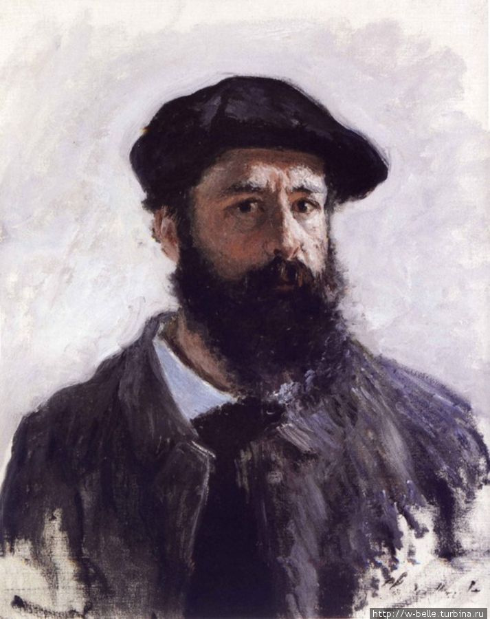 Автопортрет, Клод Моне, 1886г.