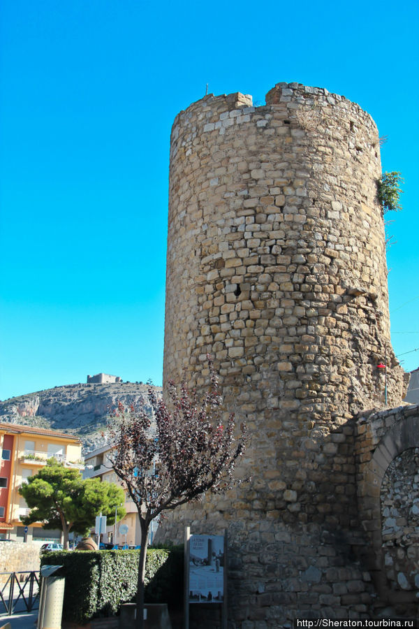 Торроэлья-де-Монгри - город с видом на замок Торроэлья-де-Монгри, Испания