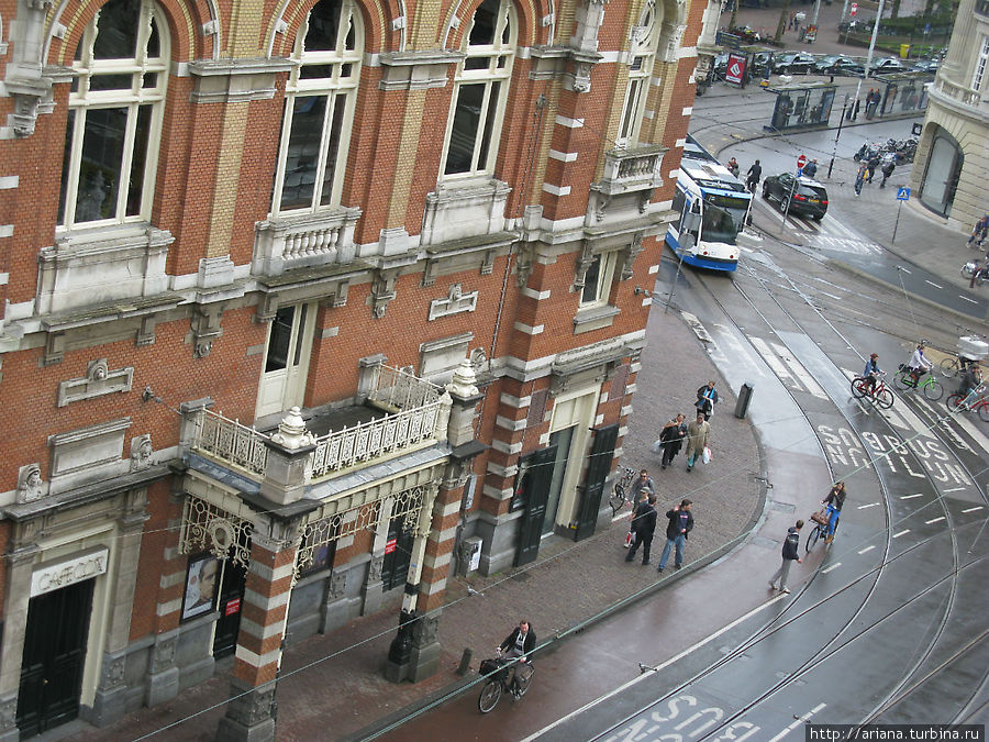 Вид из нашего окна Амстердам, Нидерланды