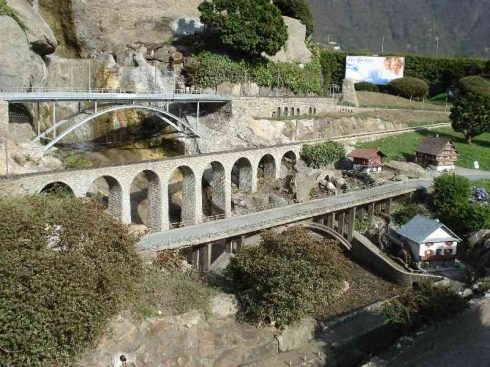 Парк Швейцария в миниатюре Лугано, Швейцария