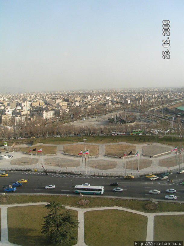 Виды со смотровой площадки Тегеран, Иран
