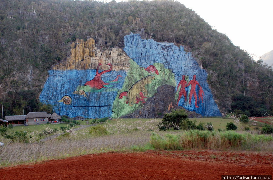 Фреска Mural de la Prehistoria Куба