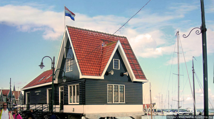 Живописный рыбацкий городок Волендам Волендам, Нидерланды