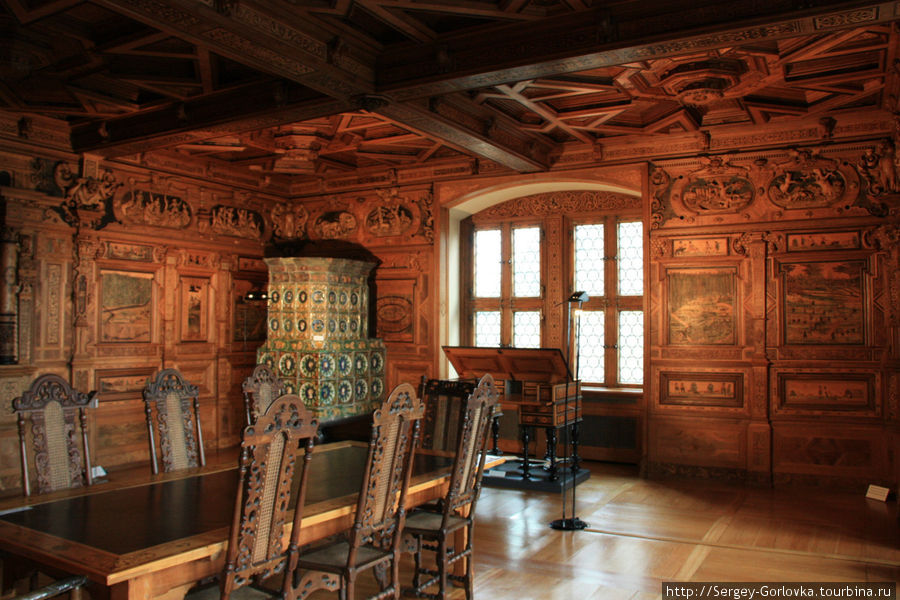 Интерьер Кобургского замка Кобург, Германия