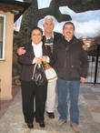 Евгений с семьёй управляющего Оазисом