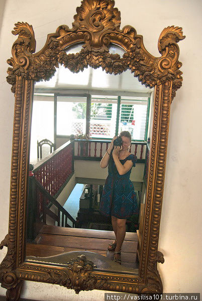 Отель в старинном колониальном особняке, зеркало Виган, Филиппины