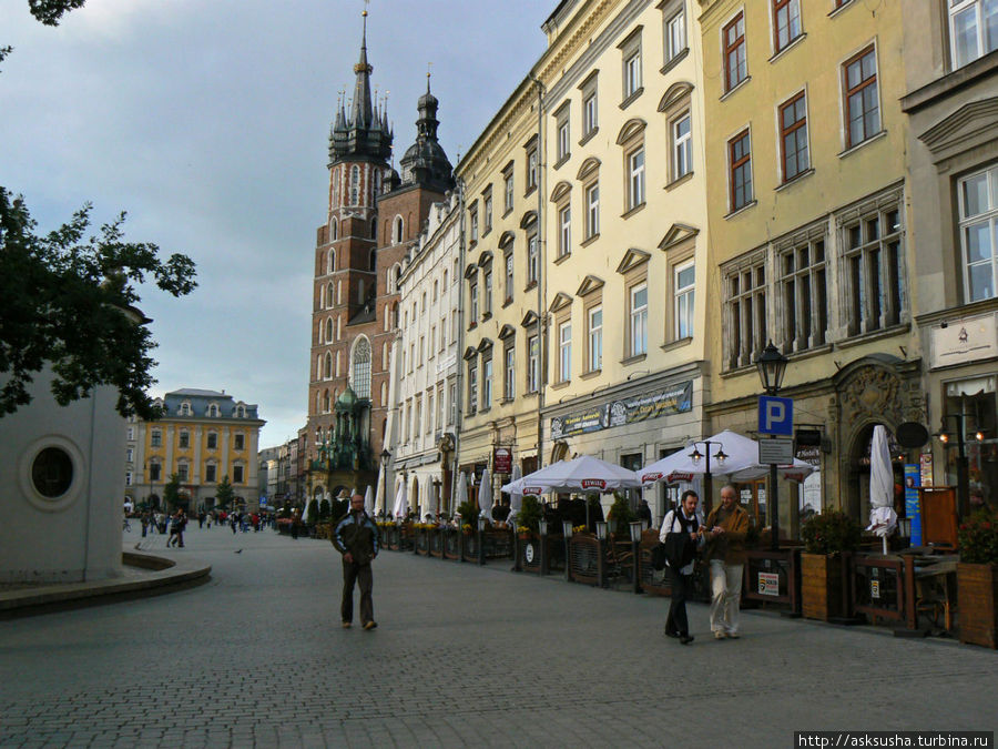 Вдали виден Мариацкий собор... Вдали виден Мариацкий собор...