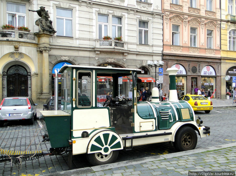 Очень симпатичный паровозик... Прага, Чехия