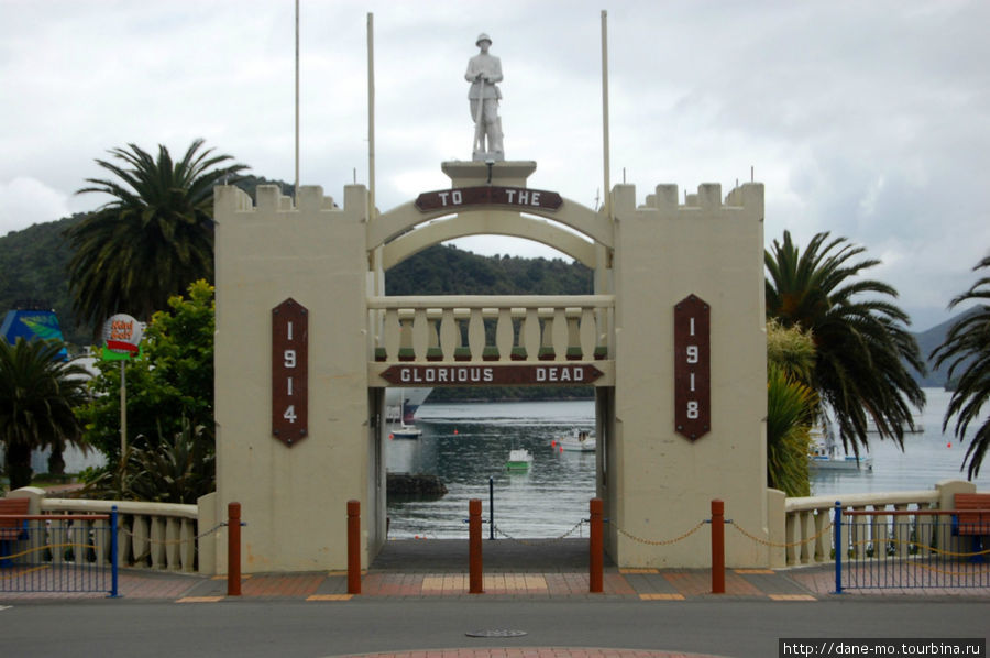 Северные ворота Южного Острова Пиктон, Новая Зеландия