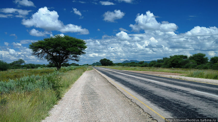 Дорога в Виндхук Виндхук, Намибия