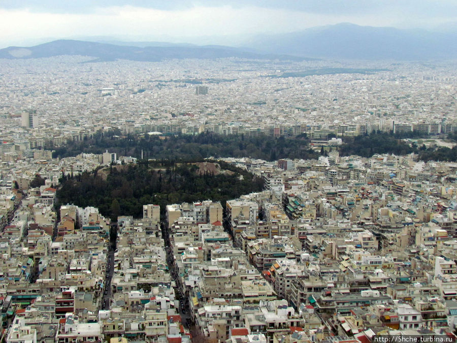 Холм Ликавиттос, высшая точка Афин Афины, Греция