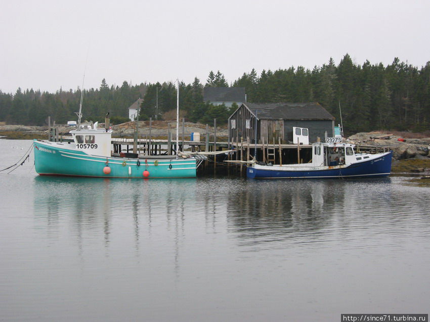 О рыбаках и омарах Провинция Новая Шотландия, Канада