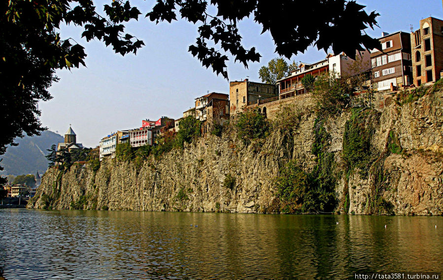Прогулка по набережной Куры Тбилиси, Грузия