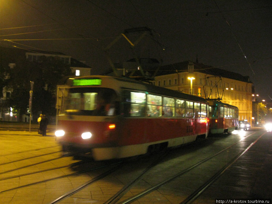 Припозднившийся трамвай Братислава, Словакия