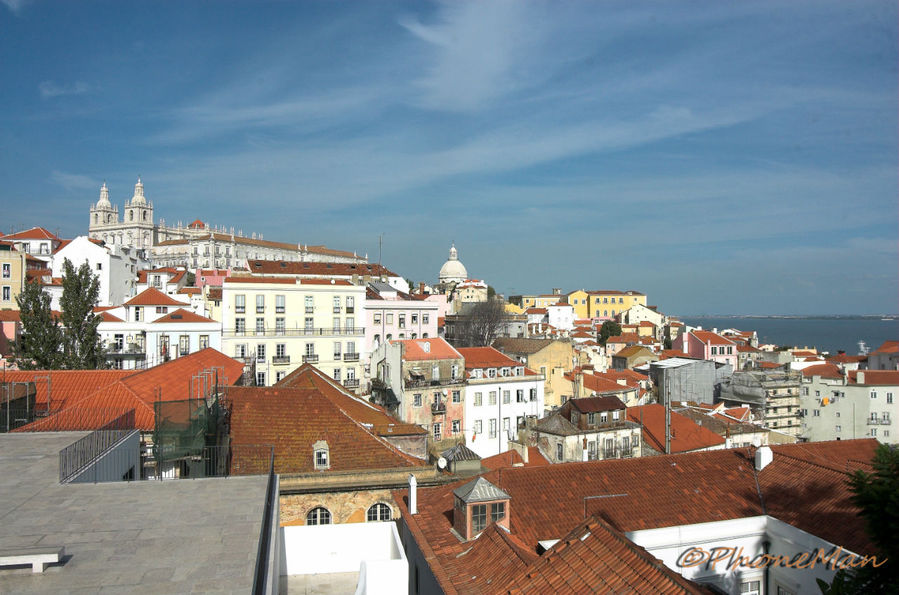 Португалия. Лиссабон: центр, Алфама, крепость Сан-Жоржи Лиссабон, Португалия
