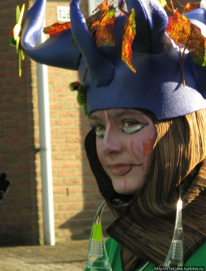 Всматриваясь в лица Карнавала Херлен, Нидерланды