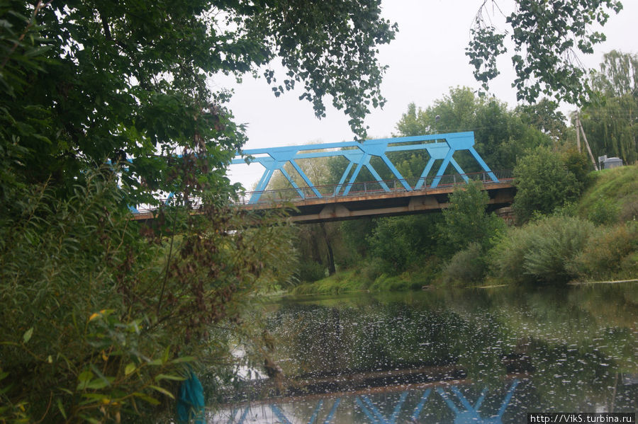 Мост через реку Шелонь. Тоже памятник архитектуры. Порхов, Россия