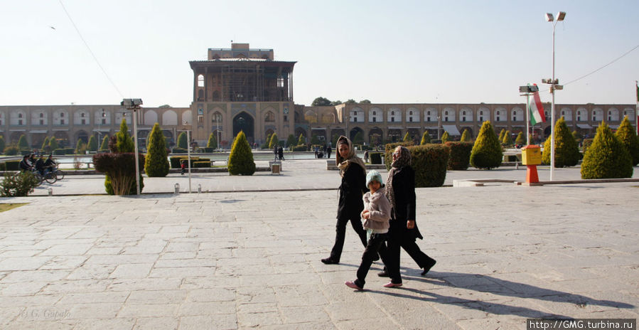 Шахский дворец. О нем будет следующий пост. Исфахан, Иран