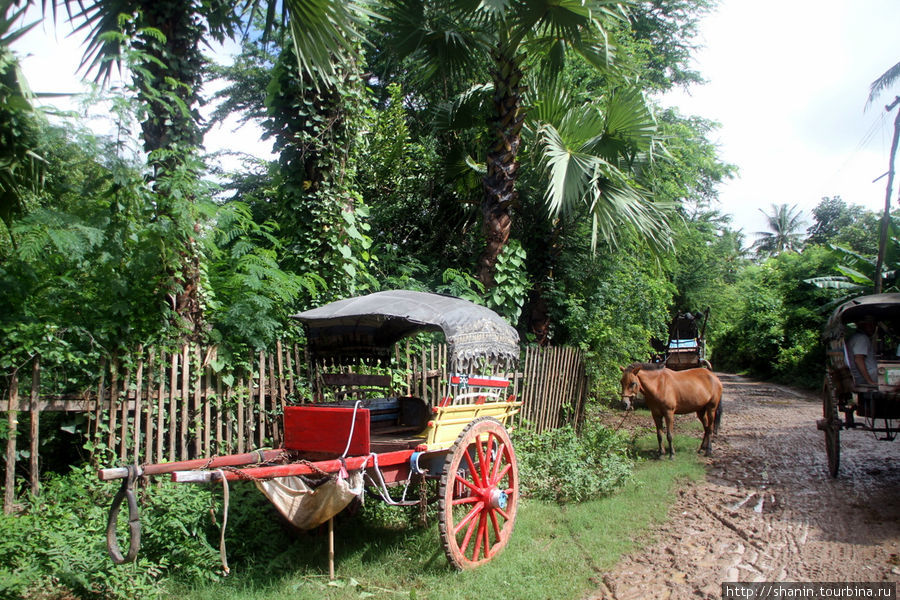Прогулка на арбе Мандалай, Мьянма Прогулка на арбе Мандалай, Мьянма