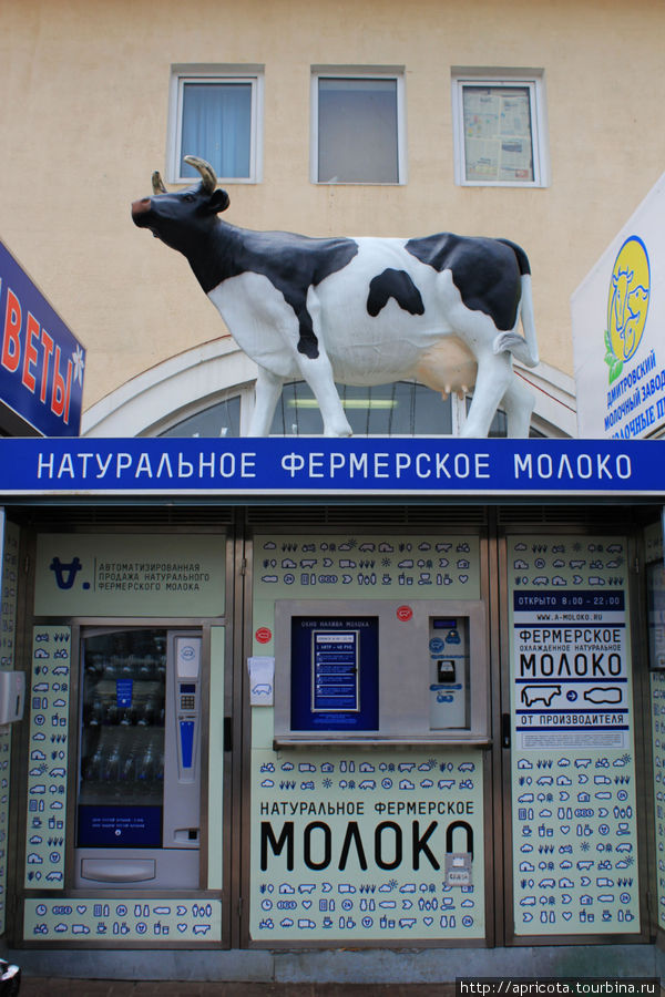 палатка,в которой можно купить молоко) Дмитров, Россия