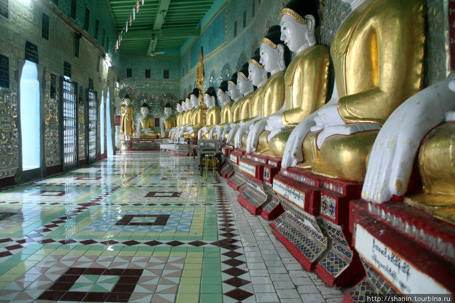 Мир без виз — 401. Храмы на холме Сагайн Сагайн, Мьянма