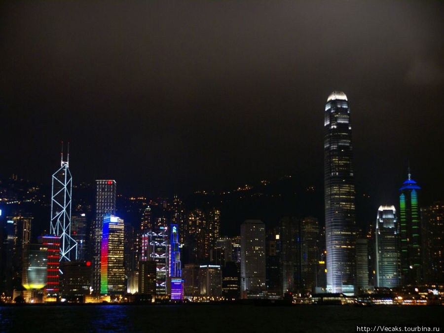 Ночные сумерки Гонконга Остров Гонконг, Гонконг