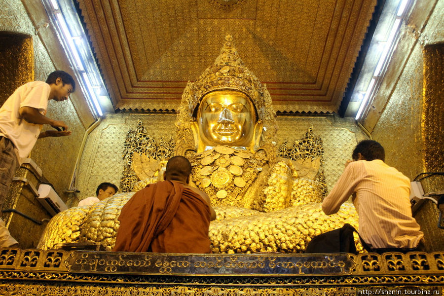 Мир без виз — 398. Самая древняя статуя Мандалай, Мьянма