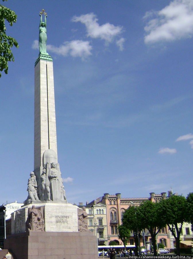 Статуя Свободы Рига, Латвия