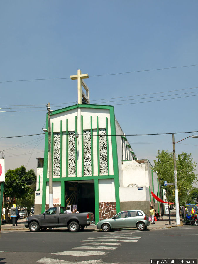 Церковь, в современном дизайне Мехико, Мексика