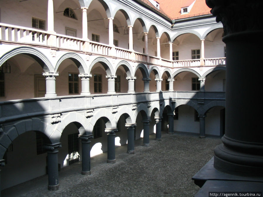 Ренесансные терассы сохранились с XVI-го века Мюнхен, Германия