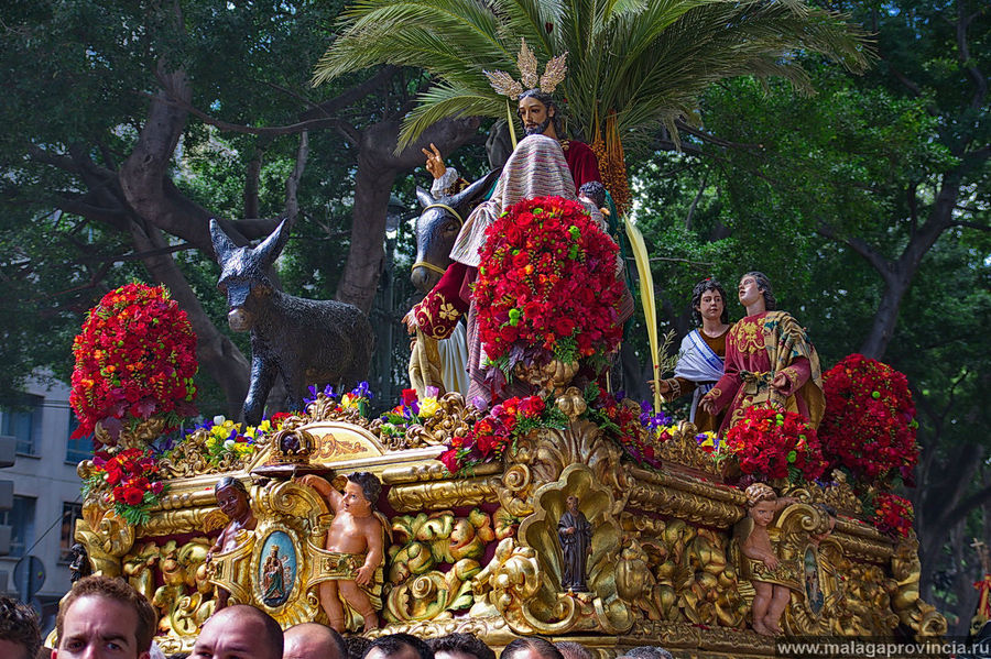 Иисус, въезжающий в Иерусалим Малага, Испания