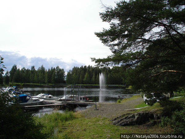 Озеро в Липери Липери, Финляндия