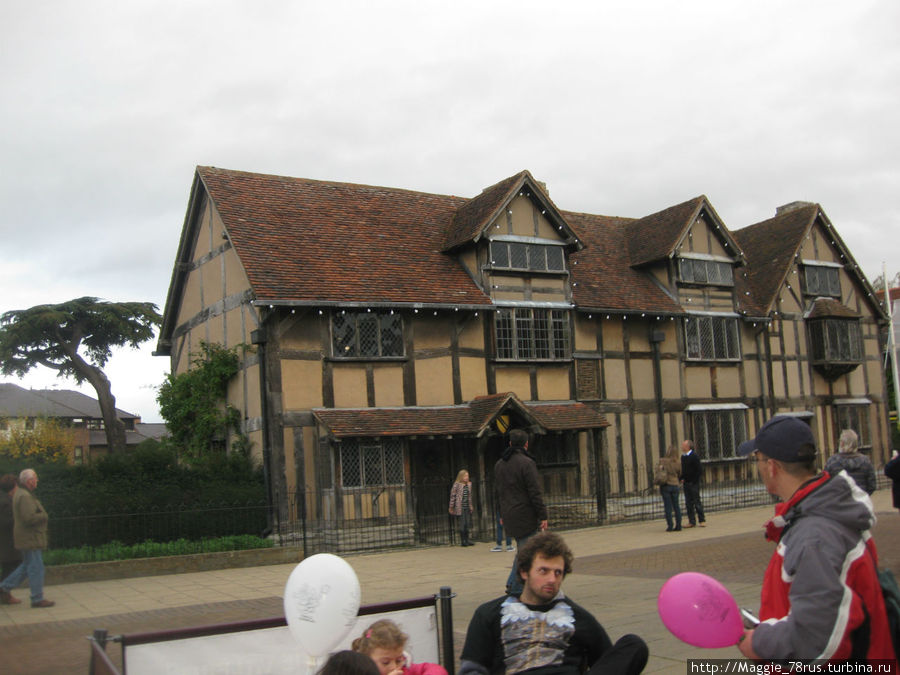 Дом, в котором Шекспир родился Стратфорд-на-Эйвоне, Великобритания
