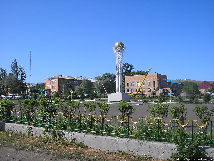 Центр города. Зайсан, Казахстан